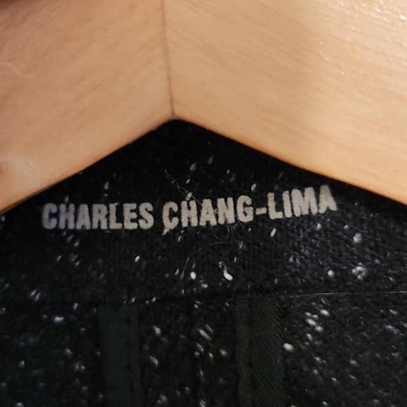 Charles Chang-Lima Women's Wool and Silk Blend Blazer Jacket Size 2 - Picture 5 of 6